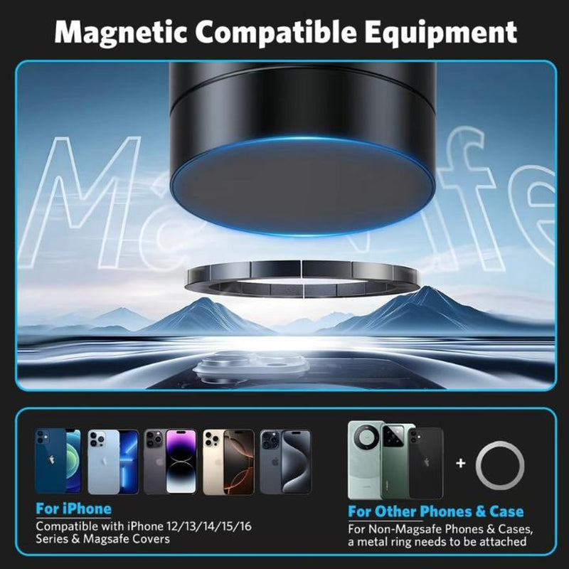 *Movaniq Magnetic Phone Holder - Compact Design for Easy Access to Your Phone