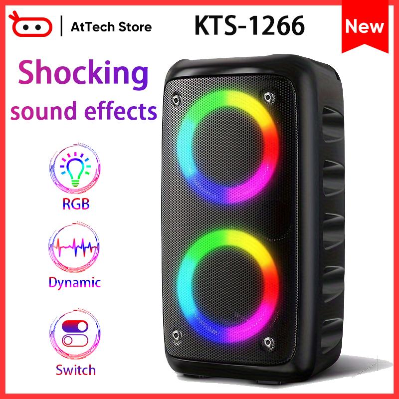 Elevate Your Party Vibe with the Ultimate RGB Karaoke Bluetooth Speaker & Microphone – Perfect for Unforgettable Moments!