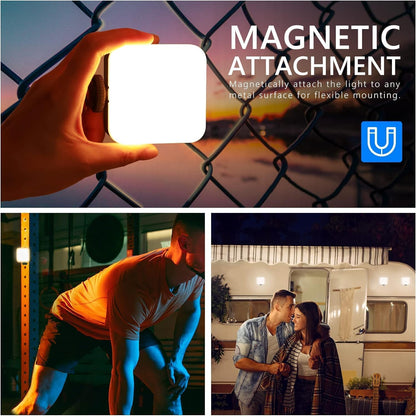 Illuminate Your Creativity with the Magnetic RGB61 Camera Light – Compact 360° RGB Video Lighting for Stunning Photography and Selfies
